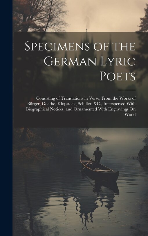Front cover_Specimens of the German Lyric Poets
