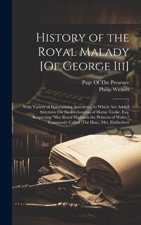 Couverture_History of the Royal Malady [Of George Iii]