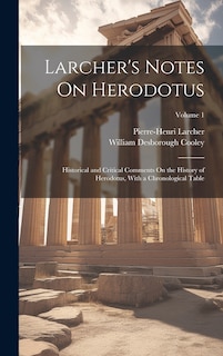 Front cover_Larcher's Notes On Herodotus