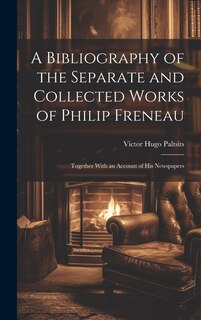 Couverture_A Bibliography of the Separate and Collected Works of Philip Freneau