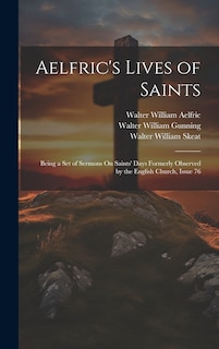 Couverture_Aelfric's Lives of Saints