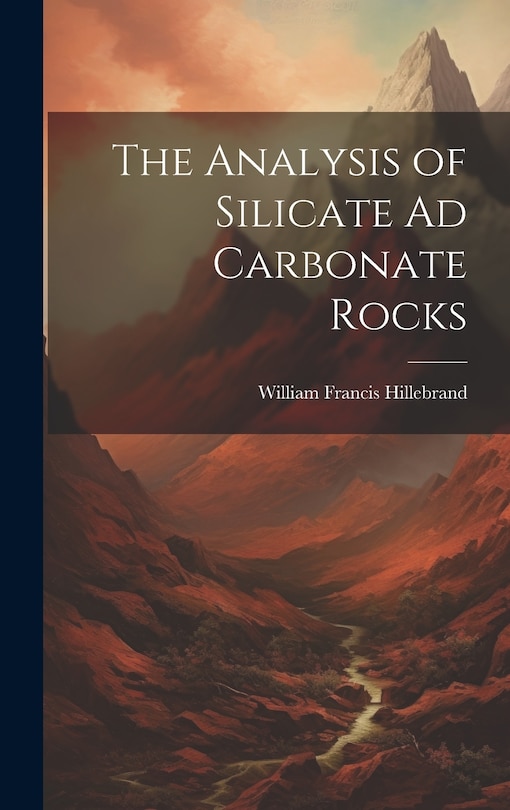 Front cover_The Analysis of Silicate Ad Carbonate Rocks