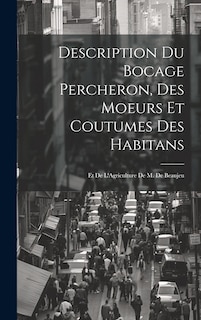 Front cover_Description Du Bocage Percheron, Des Moeurs Et Coutumes Des Habitans