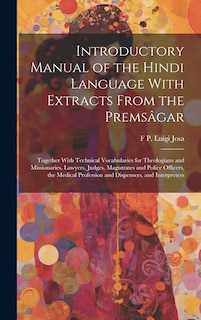 Front cover_Introductory Manual of the Hindi Language With Extracts From the Premsâgar