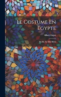 Couverture_Le Costume En Egypte