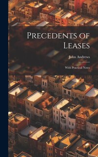 Front cover_Precedents of Leases
