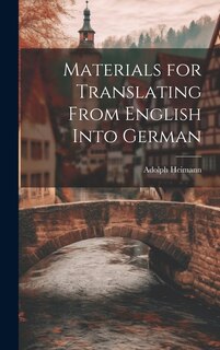 Front cover_Materials for Translating From English Into German