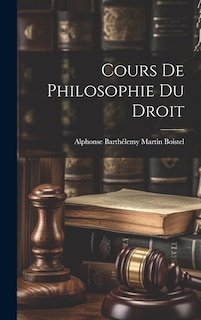 Couverture_Cours De Philosophie Du Droit