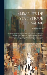 Front cover_Éléments De Statistique Humaine