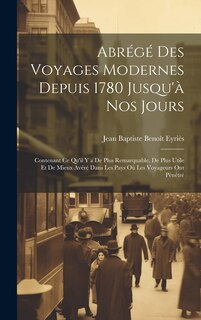 Front cover_Abrégé Des Voyages Modernes Depuis 1780 Jusqu'à Nos Jours