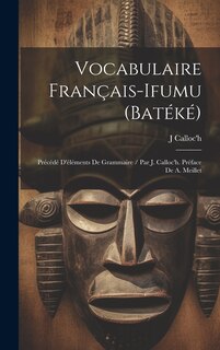 Couverture_Vocabulaire Français-Ifumu (Batéké)