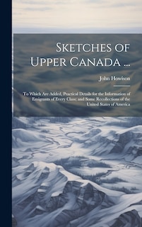 Couverture_Sketches of Upper Canada ...