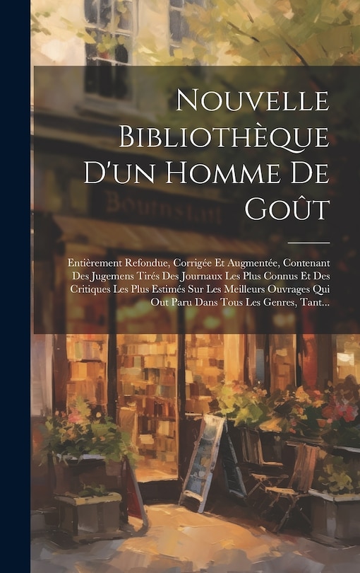 Front cover_Nouvelle Bibliothèque D'un Homme De Goût