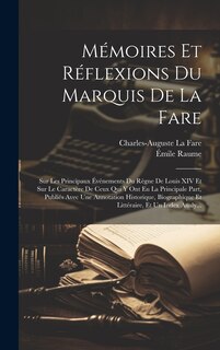 Front cover_Mémoires Et Réflexions Du Marquis De La Fare