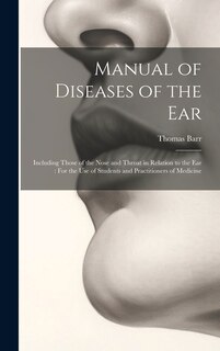 Front cover_Manual of Diseases of the Ear