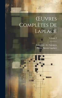 Front cover_OEuvres Complètes De Laplace; Volume 3