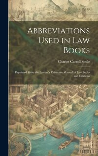 Couverture_Abbreviations Used in Law Books