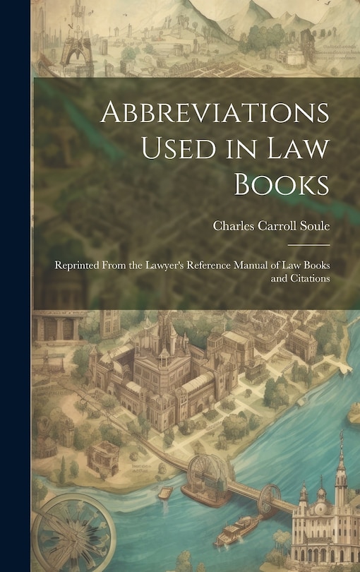 Couverture_Abbreviations Used in Law Books
