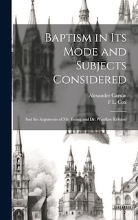 Front cover_Baptism in Its Mode and Subjects Considered