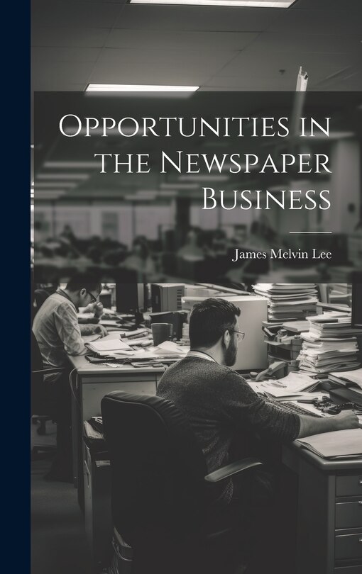 Front cover_Opportunities in the Newspaper Business