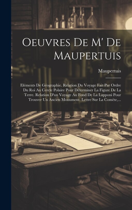 Couverture_Oeuvres De M' De Maupertuis