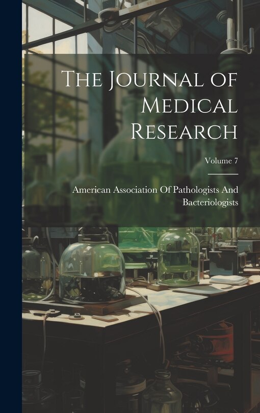 Front cover_The Journal of Medical Research; Volume 7