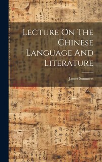 Front cover_Lecture On The Chinese Language And Literature
