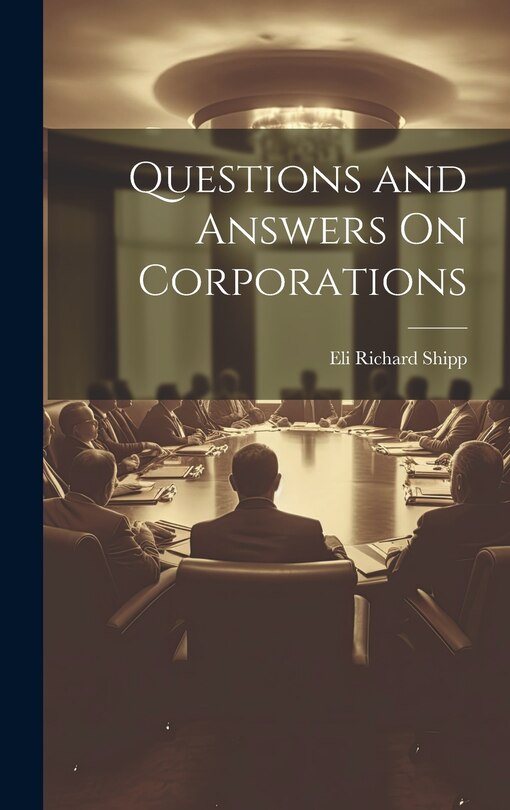 Front cover_Questions and Answers On Corporations