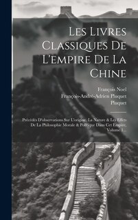Front cover_Les Livres Classiques De L'empire De La Chine