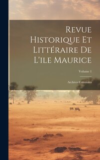 Front cover_Revue Historique Et Littéraire De L'ile Maurice
