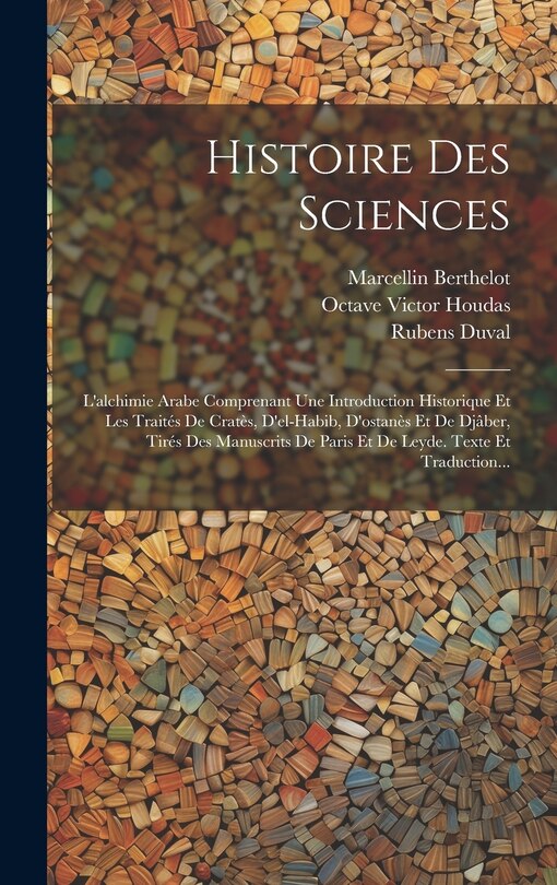 Couverture_Histoire Des Sciences