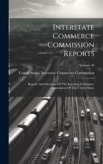 Front cover_Interstate Commerce Commission Reports
