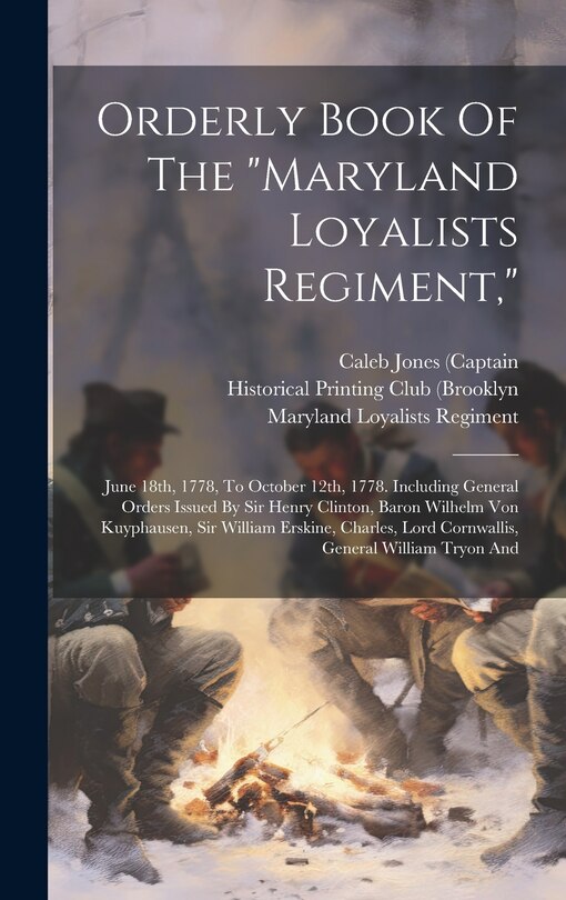 Front cover_Orderly Book Of The maryland Loyalists Regiment,