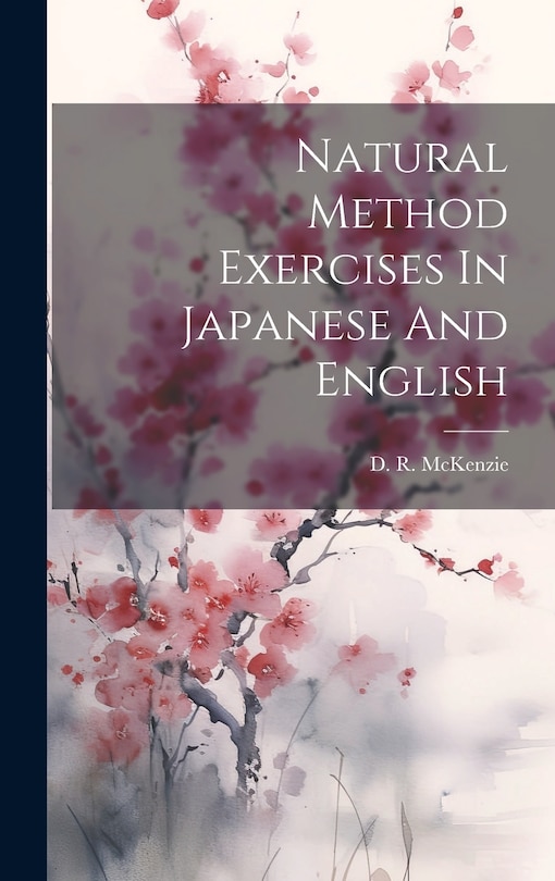 Couverture_Natural Method Exercises In Japanese And English