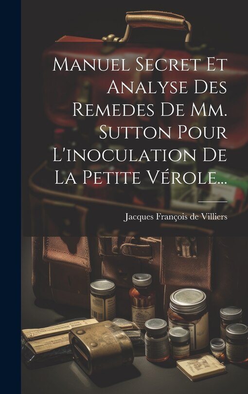 Front cover_Manuel Secret Et Analyse Des Remedes De Mm. Sutton Pour L'inoculation De La Petite V&eacute;role...