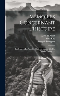 Front cover_Mémoires Concernant L'histoire