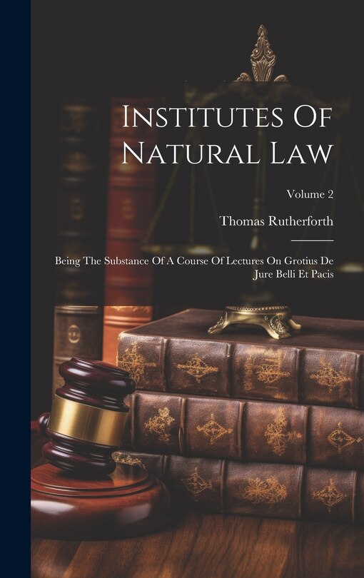 Couverture_Institutes Of Natural Law