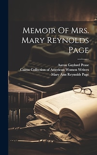 Front cover_Memoir Of Mrs. Mary Reynolds Page
