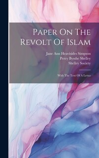 Couverture_Paper On The Revolt Of Islam