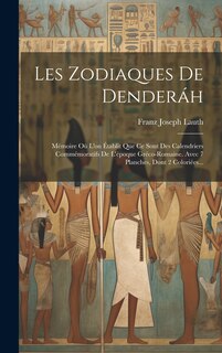 Front cover_Les Zodiaques De Denderáh