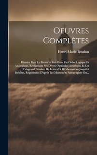 Front cover_Oeuvres Complètes