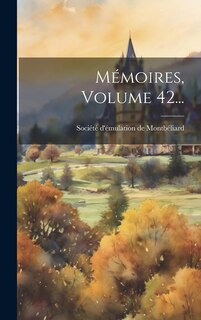 Couverture_Mémoires, Volume 42...