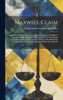 Couverture_Maxwell Claim