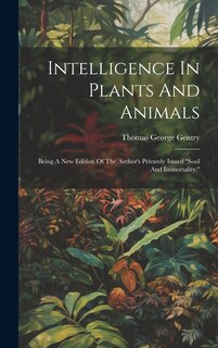 Front cover_Intelligence In Plants And Animals