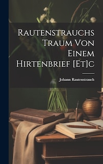 Couverture_Rautenstrauchs Traum Von Einem Hirtenbrief [et]c