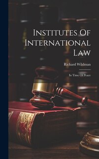 Front cover_Institutes Of International Law