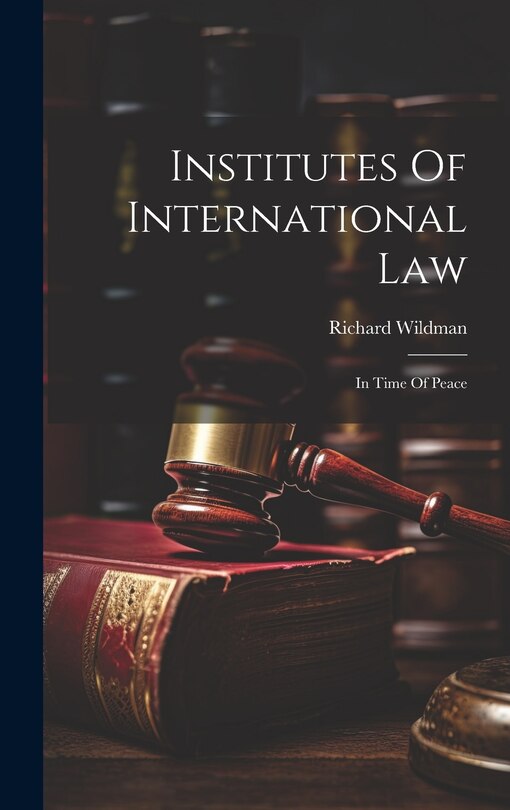 Front cover_Institutes Of International Law