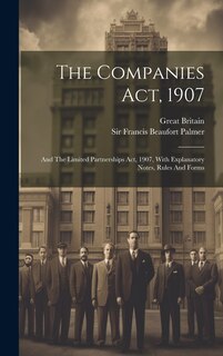 Couverture_The Companies Act, 1907