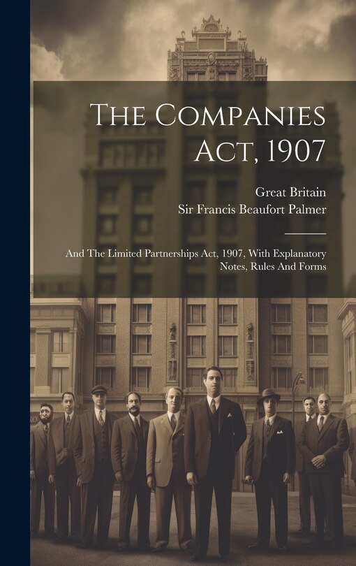 Couverture_The Companies Act, 1907
