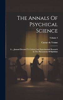 Front cover_The Annals Of Psychical Science